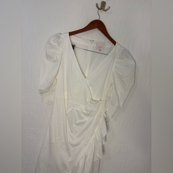 Revolve CINQ A SEPT Kacy Midi Dress in White Size 6 - Picture 4 of 9